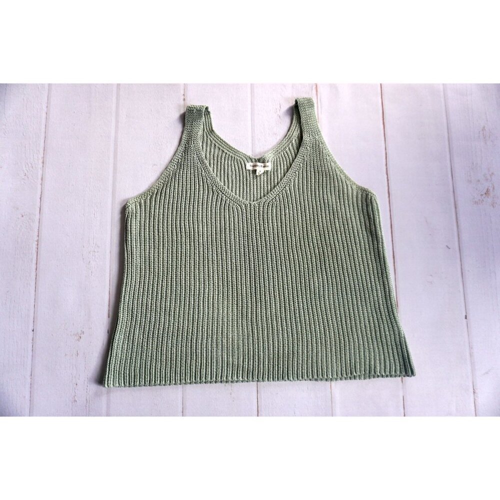 Newbury Kustom Green Knit Tank, Size M